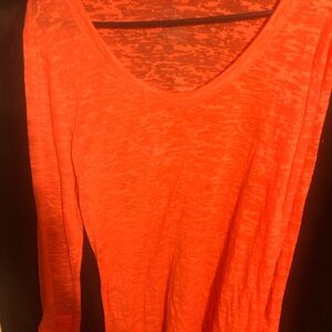 Women's Vanity Burn out long sleep top